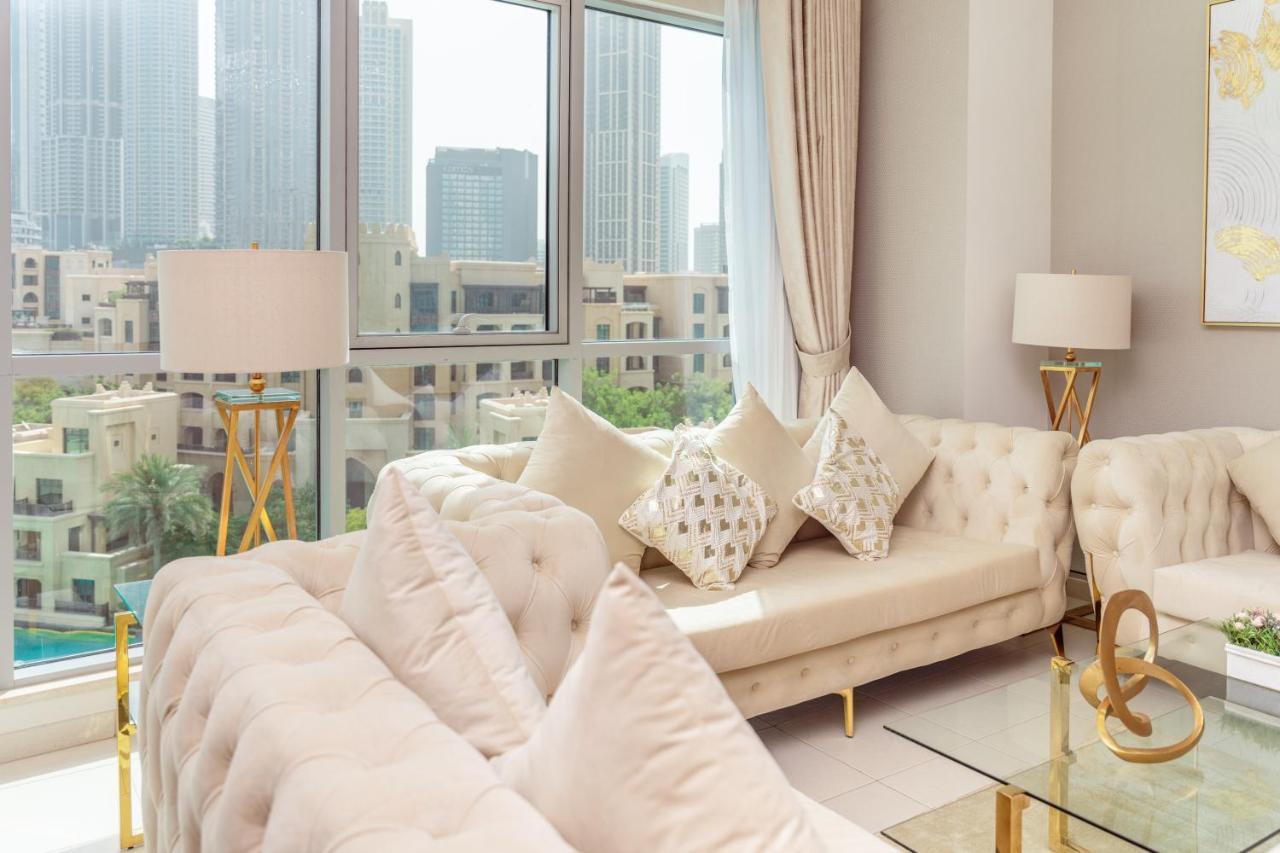Elite Royal Apartment - Full Burj Khalifa & Fountain View - Magnum Дубай Экстерьер фото
