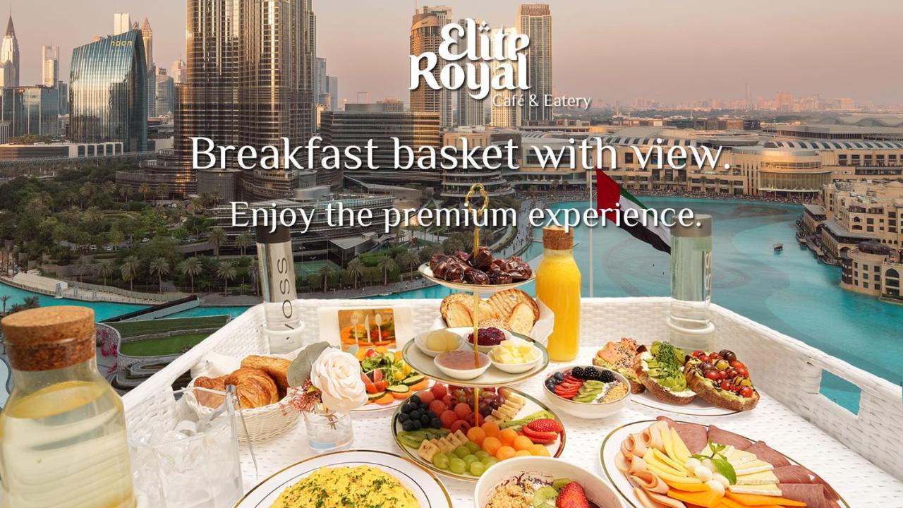 Elite Royal Apartment - Full Burj Khalifa & Fountain View - Magnum Дубай Экстерьер фото
